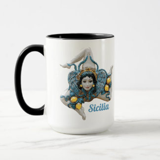 Trinacria of Sicily Three Legged symbol Sicilia Mug