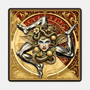 Trinacria Sicilia Design Coaster Set