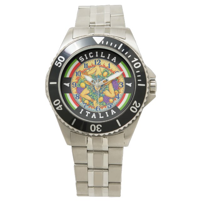 Trinacria Sicilia Italia  Watch (Front)