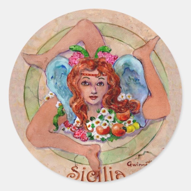 Trincircle2 Classic Round Sticker (Front)