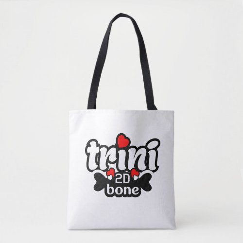Trini 2D Bone 2 Sided Tote Bag