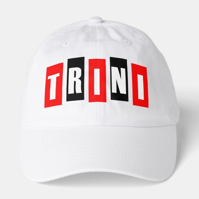 TRINI Block Letter Trinidad Pride Hat (Front)