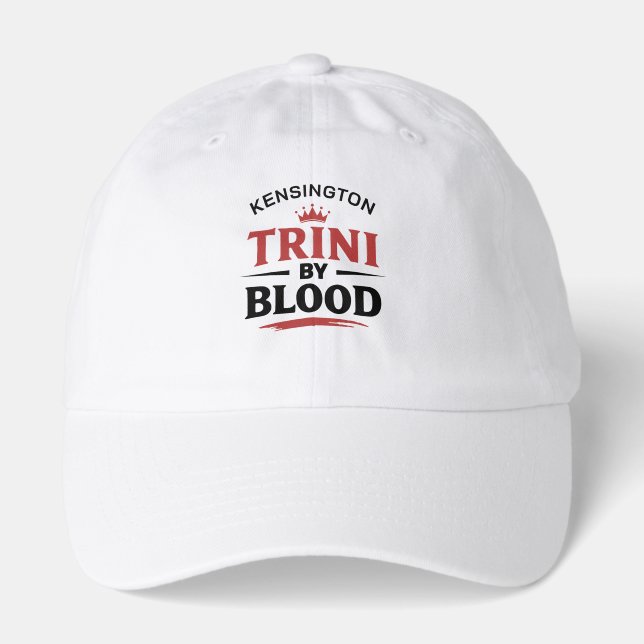 TRINI by BLOOD WHITE Hat (Front)