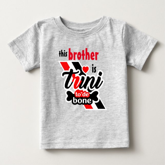 Trini Infant Brother Pride Baby T-Shirt (Front)