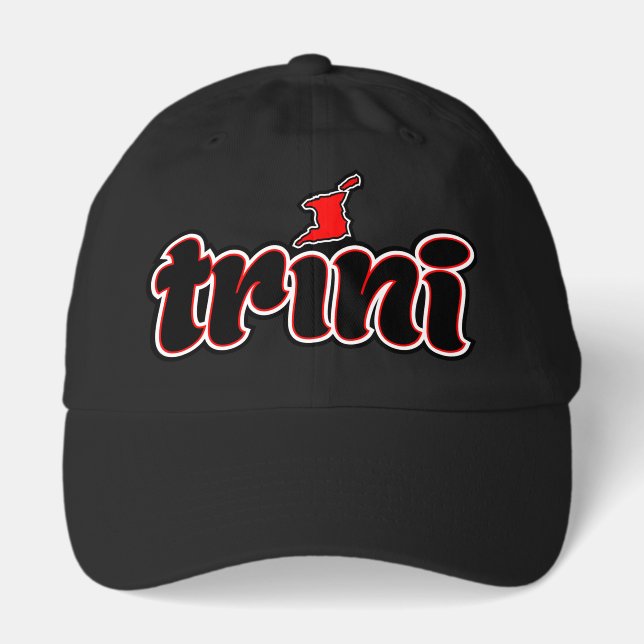 Trini Pride Trinidad Map Statement Hat (Front)