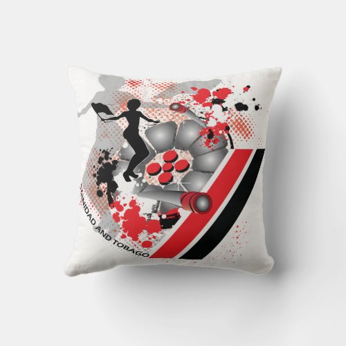 Trini Slangs and Flagwoman Pillow