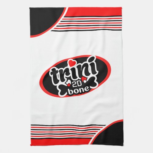 Trini to de Bone on Your Colour Kitchen Towel