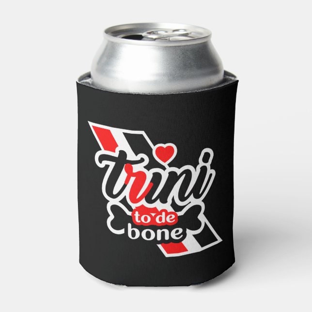 Trini To the Bone Can Cooler (Can Front)