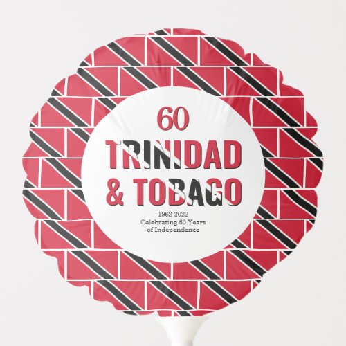 TRINIDAD 60th Anniversary Independence Balloon