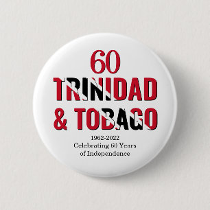 TRINIDAD 60th Anniversary Independence Button