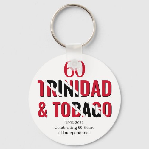 TRINIDAD 60th Anniversary Independence Keychain