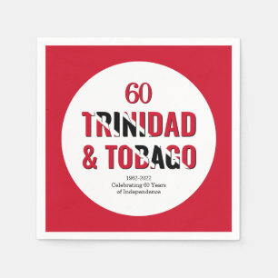 TRINIDAD 60th Anniversary Independence Napkins