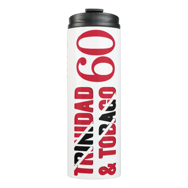 TRINIDAD 60th Anniversary Monogram Thermal Tumbler (Front)