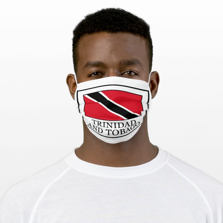 Trinidad and Tobago Adult Cloth Face Mask Zazzle