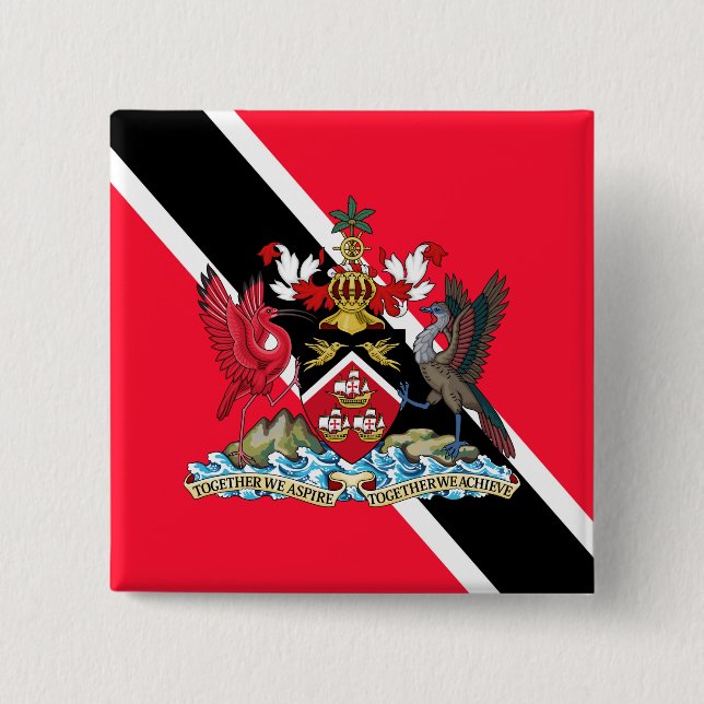 Trinidad and Tobago Button (Front)
