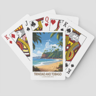 Trinidad and Tobago Caribbean Travel Art Vintage Poker Cards
