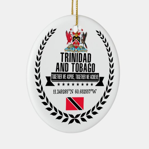 Trinidad And Tobago Ceramic Ornament Zazzle