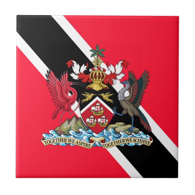 Trinidad and Tobago Ceramic Tile (Front)