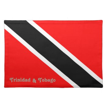 Trinidad And Tobago Cloth Placemat by trinistuff at Zazzle