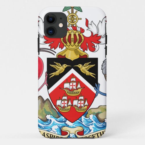 Trinidad and Tobago Coat of Arms iPhone 11 Case
