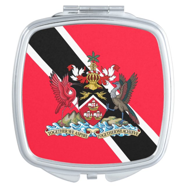 Trinidad and Tobago Compact Mirror (Front)