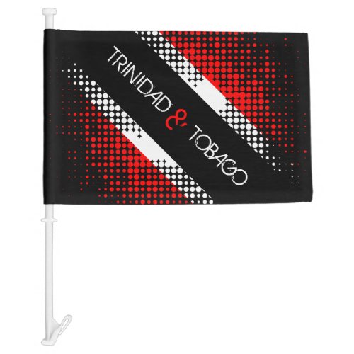 Trinidad and Tobago Dot Pattern Car Flag