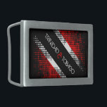 Trinidad and Tobago Dot Pattern Flag Belt Buckle<br><div class="desc">You don't have to wait for Independence or Republic Day to bring out all your patriotism,  bring it everyday.</div>