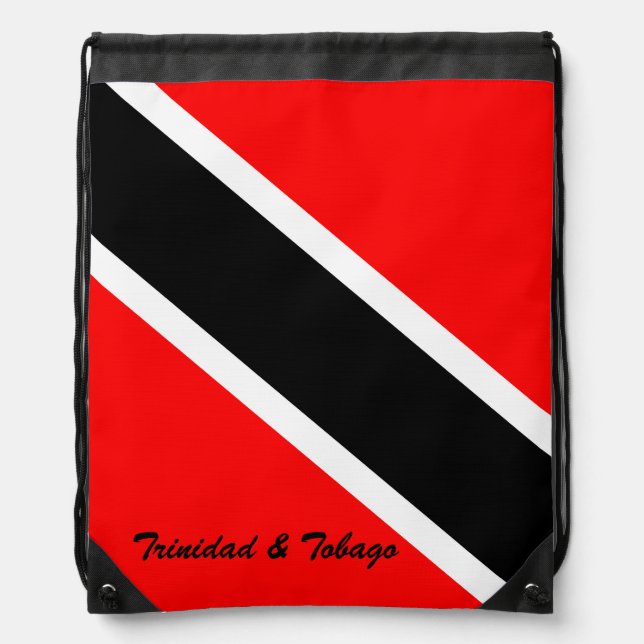 Trinidad and Tobago Drawstring Bag (Front)