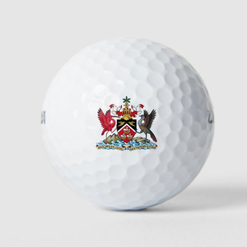 trinidad and tobago emblem golf balls