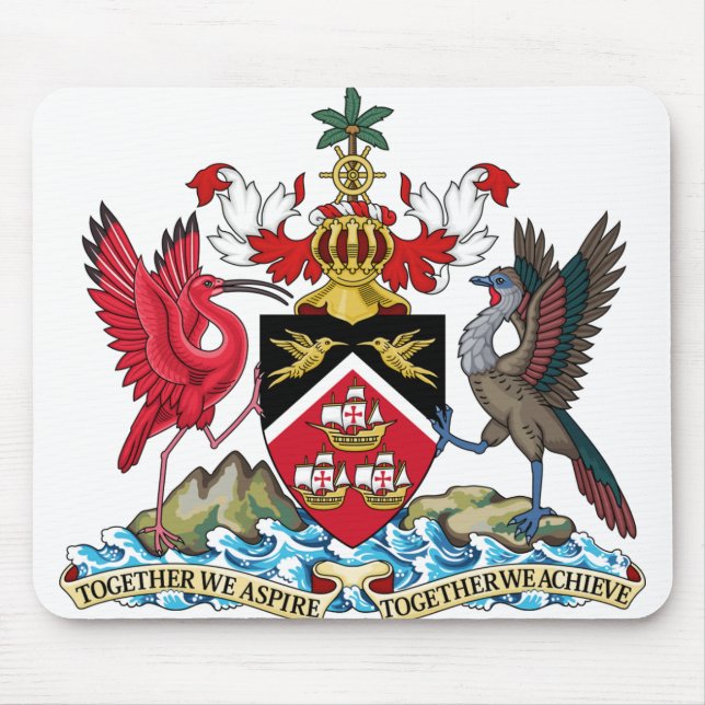 trinidad and tobago emblem mouse pad (Front)