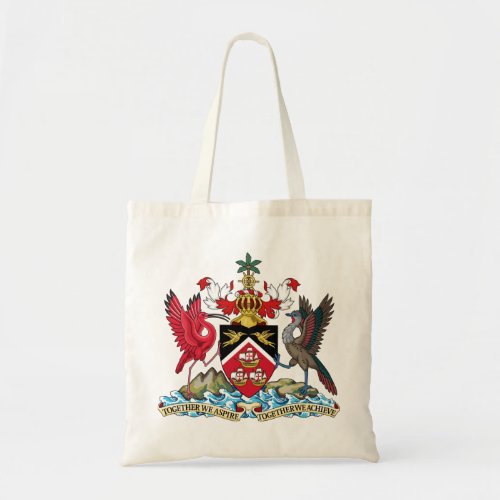 trinidad and tobago emblem tote bag