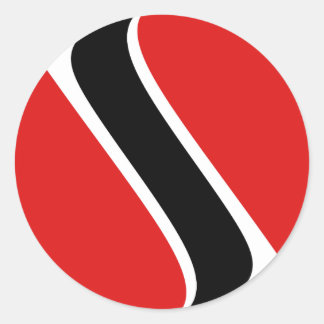 Trinidad and Tobago Fisheye Flag Sticker