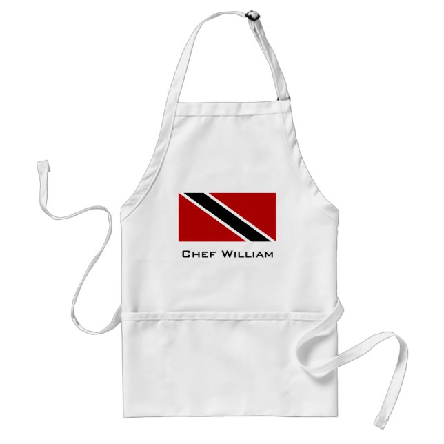 Trinidad and Tobago Flag Adult Apron (Front)