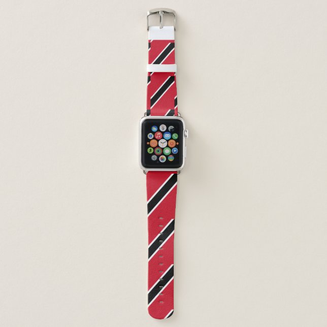 Trinidad and Tobago Flag Apple Watch Band (Front)