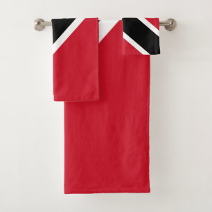Trinidad and Tobago Flag Bath Towel Set