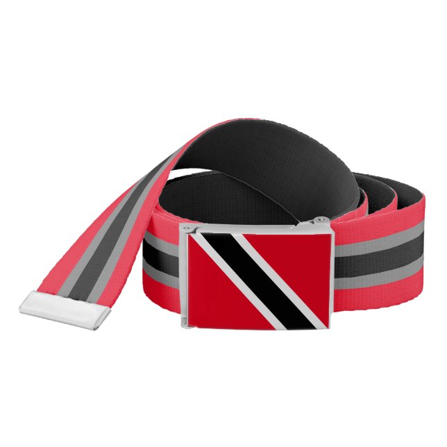 Trinidad and Tobago Flag Belt (Snake)