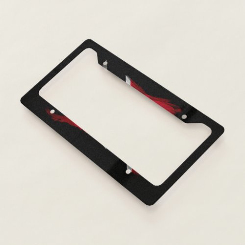 Trinidad and Tobago flag brush stroke License Plate Frame