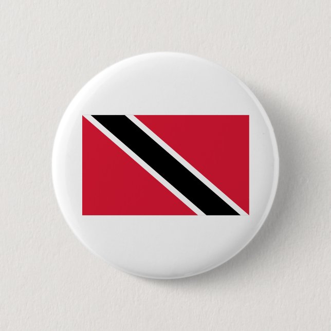 Trinidad and Tobago Flag Button (Front)