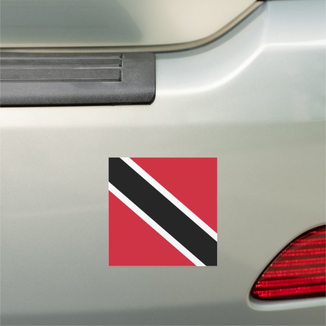 trinidad and tobago flag car magnet (In Situ)