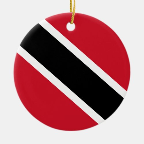 Trinidad and Tobago Flag Ceramic Ornament
