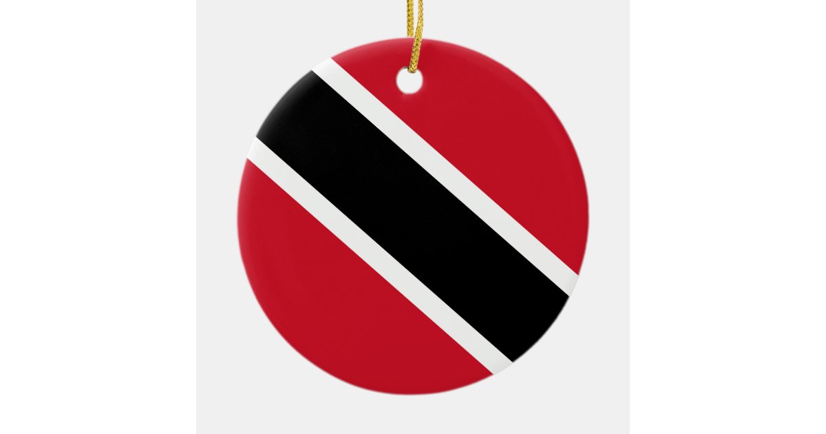 Trinidad And Tobago Flag Ceramic Ornament Zazzle