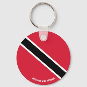 Trinidad and Tobago Flag Charming Patriotic Keychain