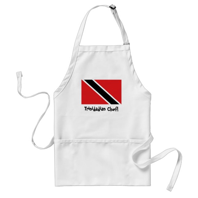Trinidad and Tobago flag chef apron (Front)