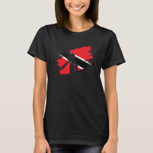 Trinidad And Tobago Flag Cricket Fan Player Coach T-Shirt