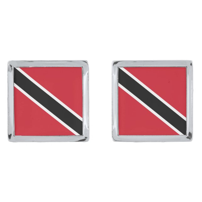 Trinidad and Tobago flag Cufflinks (Front)