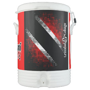 Trinidad and Tobago Flag (Dot Pattern) Beverage Cooler