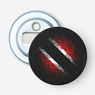 Trinidad and Tobago Flag Dot Pattern Flag Bottle Opener