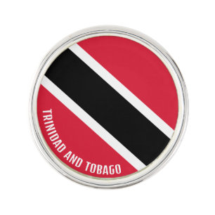 Trinidad and Tobago Flag Elegant Patriotic Lapel Pin