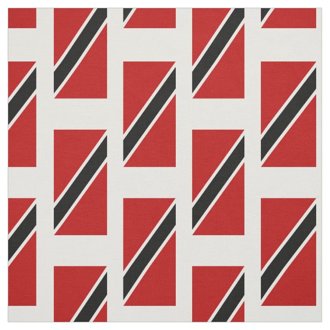 Trinidad and Tobago Flag Fabric (Swatch)