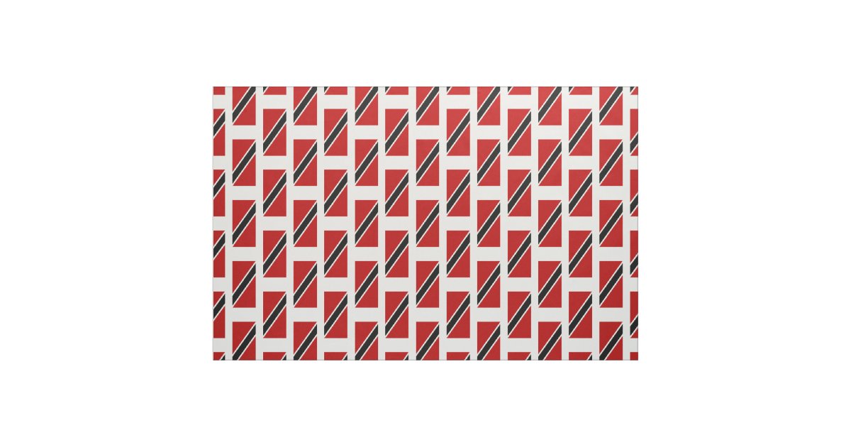 Trinidad and Tobago Flag Fabric | Zazzle